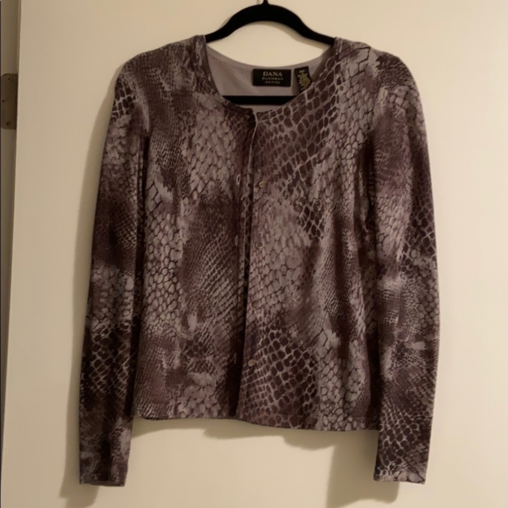 Snakeskin 2-Piece Sweater Set